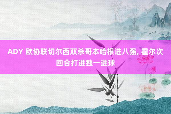 ADY 欧协联切尔西双杀哥本哈根进八强， 霍尔次回合打进独一进球
